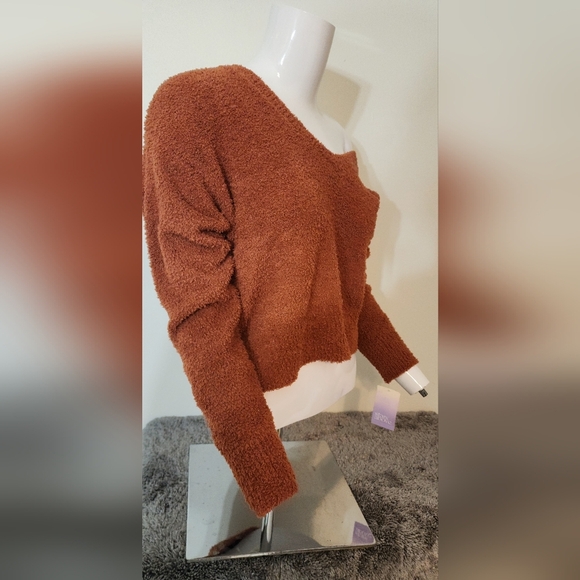 Stars Above Loungewear Sweater Brown / Orange - Picture 5 of 10